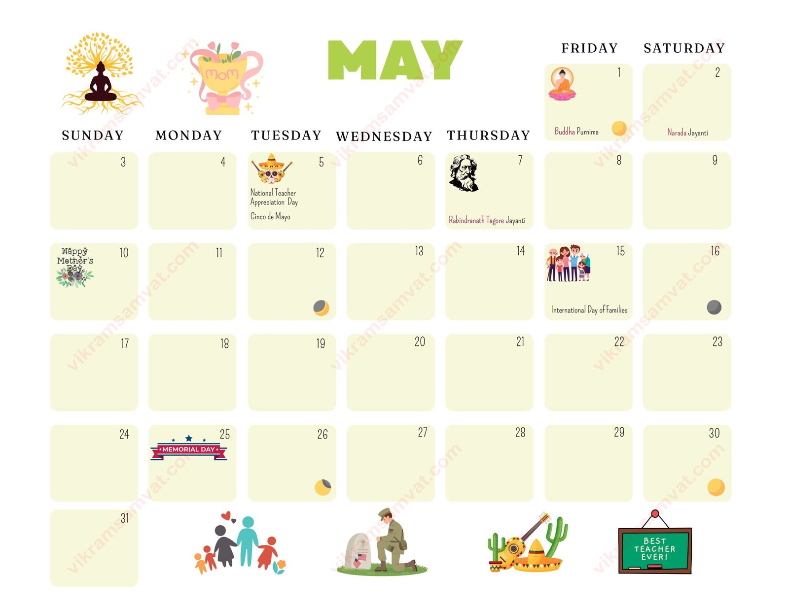 May 2026 Hindu Calendar